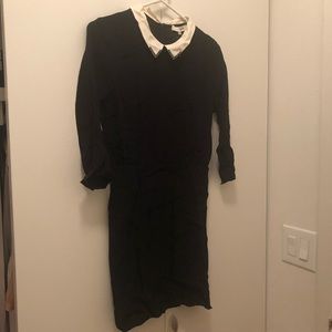 Sandro collared black dress 1 xs